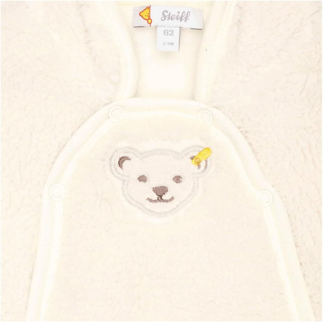 Steiff Baby - Mädchen Overall Einteiler 74 ANTIQUE WHITE, 74 ANTIQUE WHITE
