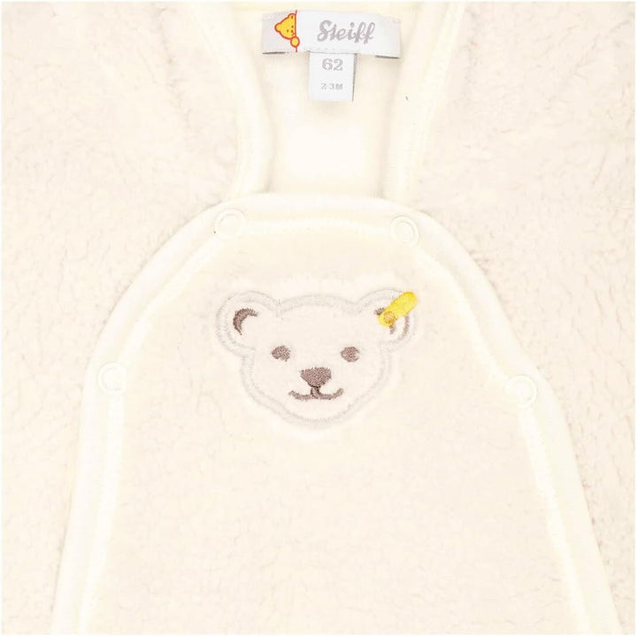 Steiff Baby - Mädchen Overall Einteiler 74 ANTIQUE WHITE, 74 ANTIQUE WHITE