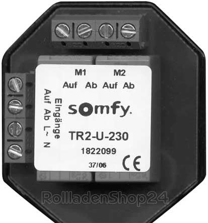 Somfy Trennrelais TR2-U-230