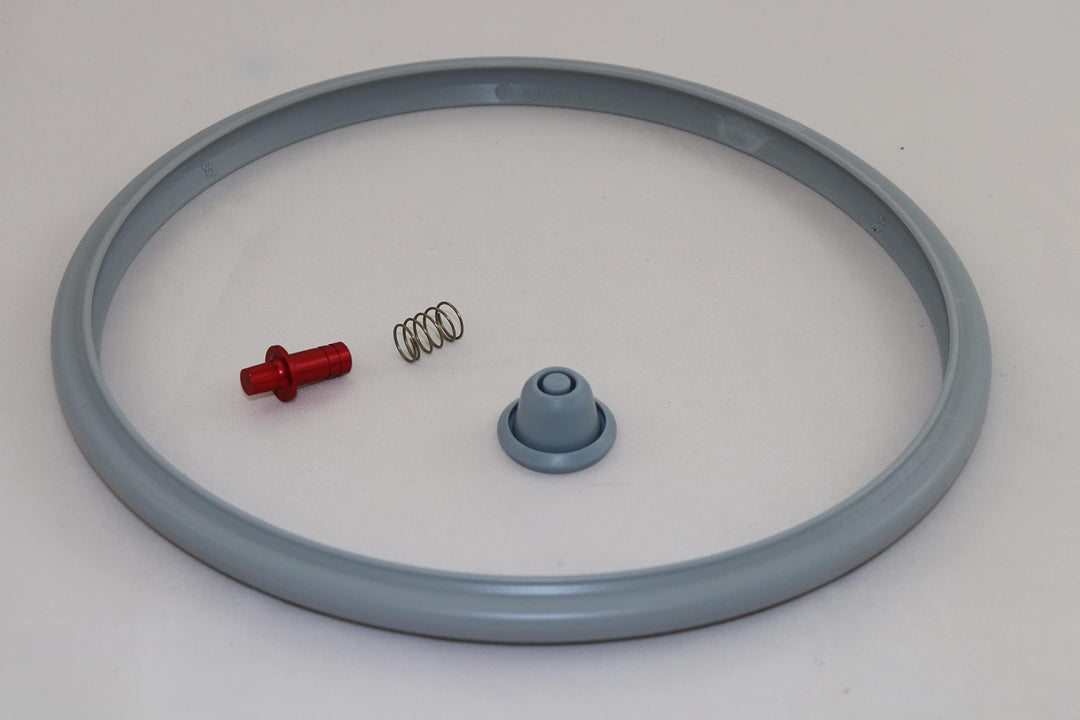 Reparaturset für Schnellkochtopf Tischfein Rapid Dichtungsring 20cm + Druckanzeiger Ventil Kochsigna