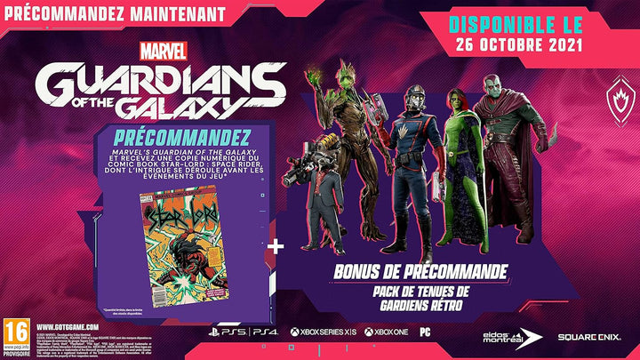 Bandai Namco Entertainment Guardians of The Galaxy P4 VF