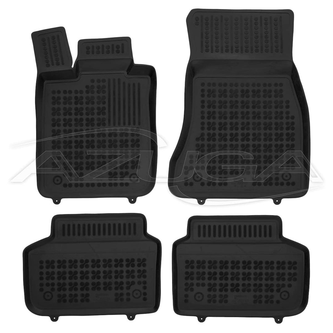 AZUGA Hohe Gummi Fussmatten mit Rand passend für BMW 7er ab 10/2015-10/2022 (G11) AZ10300453 3D Gumm