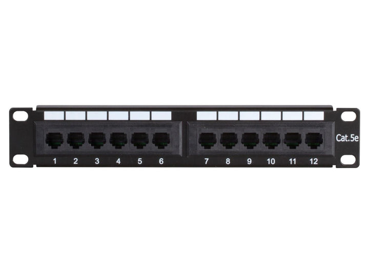 DSIT Patchpanel 10 Zoll - 12-Fach UTP Patchpanel CAT 5e 10 Zoll - 12-fach Cat5e UTP, 10 Zoll - 12-fa