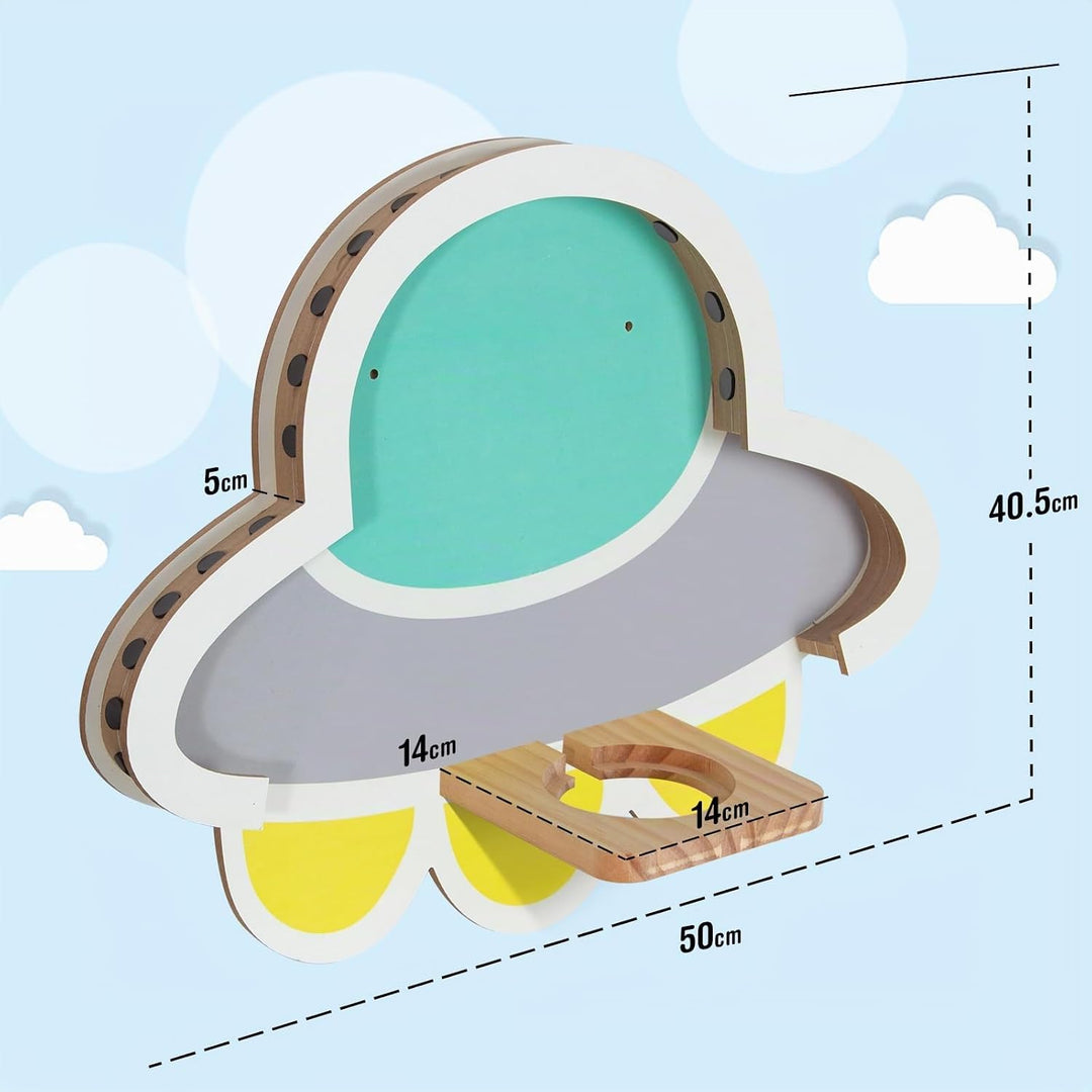 Todeco Tonie-Regal für Toniebox Hörfiguren, Magnetische Wandregal für 30-40 Tonie, Perfekte Tonie Au