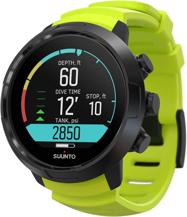 Suunto Dive D5 Tauchcomputer Schwarz/Grün, Schwarz/Grün