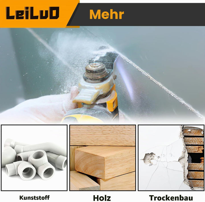 LEILUO 50Stk Multitool Sägeblätter Japanische Zähne Schnelles Schneiden CRV Material Universelles Zu