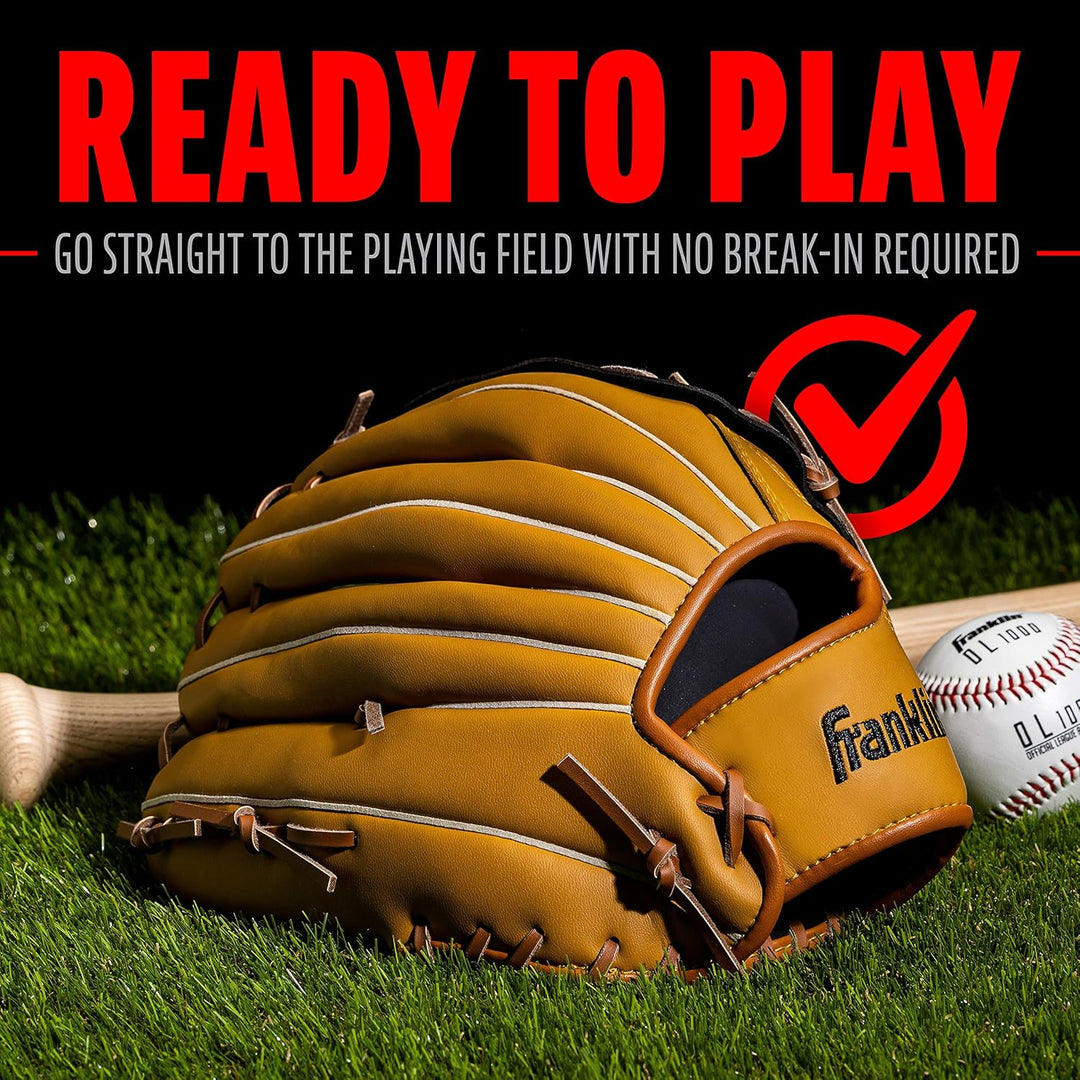 Franklin Sports Field Master Series Baseball Handschuhe 33 cm Rechte Hand Wurf, 33 cm Rechte Hand Wu