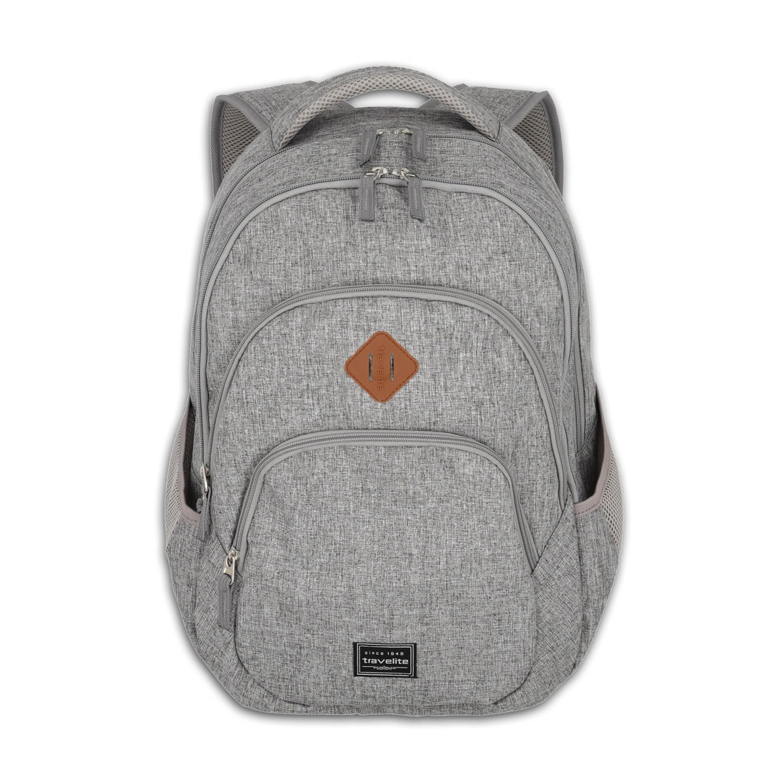 Travelite Handgepäck Rucksack, Laptop Rucksack 15,6 Zoll, BASICS, Daypack, Tagesrucksack mit vielen