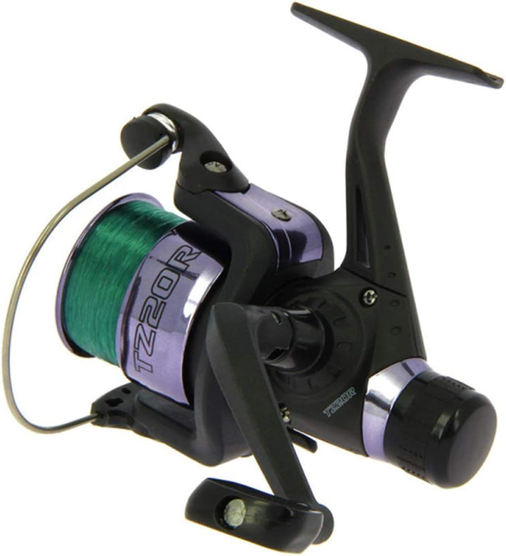 G8DS® 2X TZ20R Angelrolle mit 6lb Schnur mit Heckbremse Graphite Reel Angelausrüstung Angelzubehör O