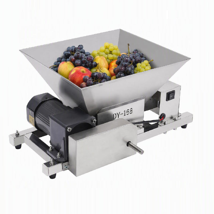 4 L Obstmühle elektrisch 60W 20kg/h Obstzerkleinerer Fruchtbrecher | 75U/min &amp; 220V, 35 x 31cm Einfü