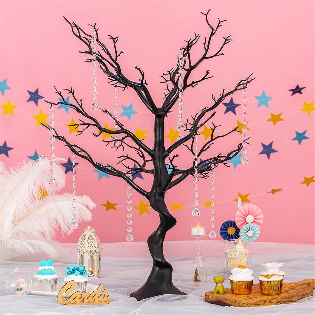 Sziqiqi Künstlicher Deko Baum Wunschbaum Weihnachtsbaum für Tische Hochzeit Party, Perfekt für Oster