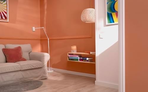 Pattex AERO 360° Kompakt Luftentfeuchter Peach Colour Collection, 1 Gerät inkl. 1 Nachfülltab, Raume