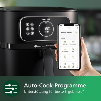 Philips Airfryer Combi 7000 Serie XXL - 8,3 l (2 kg), 22-in-1-Airfryer, WiFi-Verbindung, automatisch