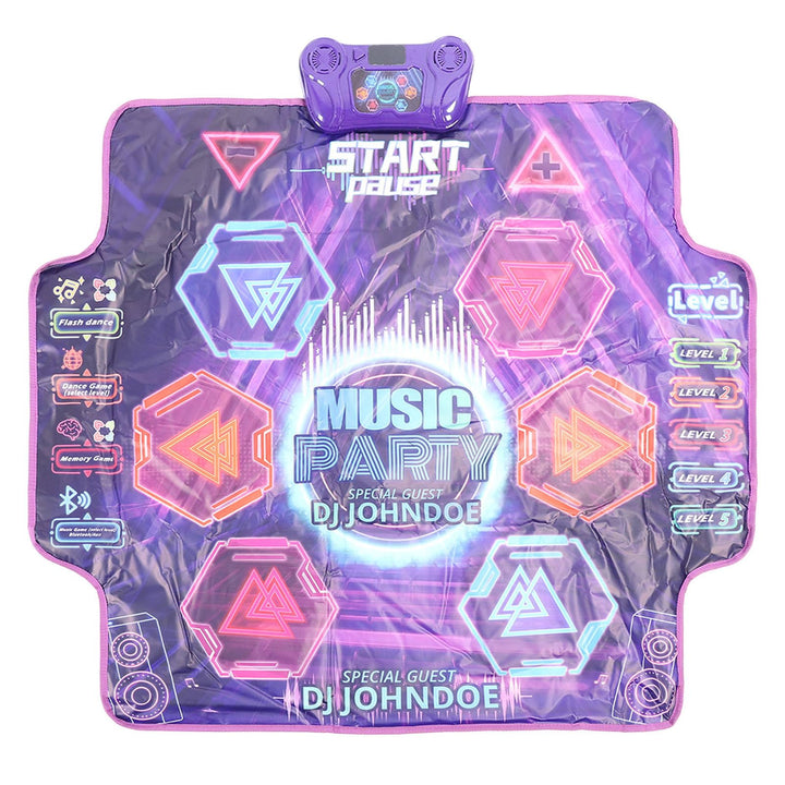 Wakects Tanzmatte mit LED-Effekt, Tanzmatte Spielzeug für Junge Mädchen 100 * 89 Spielzeug Mädchen T