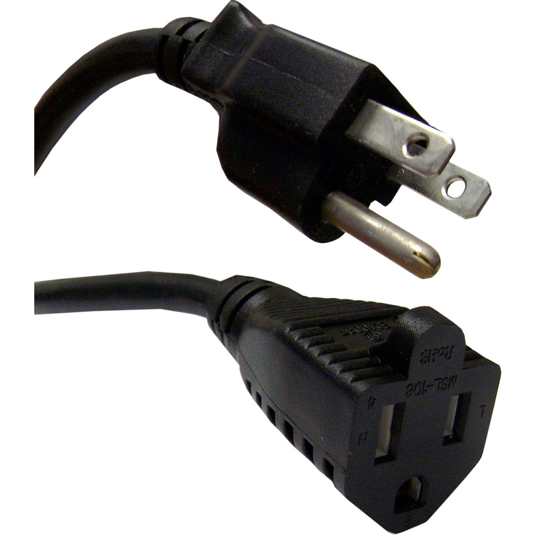 Flashpoint Nema 5/15P to Nema 5/15R, 16AWG, Power Extension Cord, 10' by Flashpoint