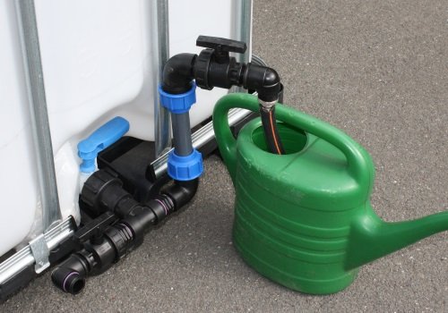 Schwanenhals DN80 PLUS für S100x8 AG mit Schlauch 1" + Hahn mit 1" AG Abgang