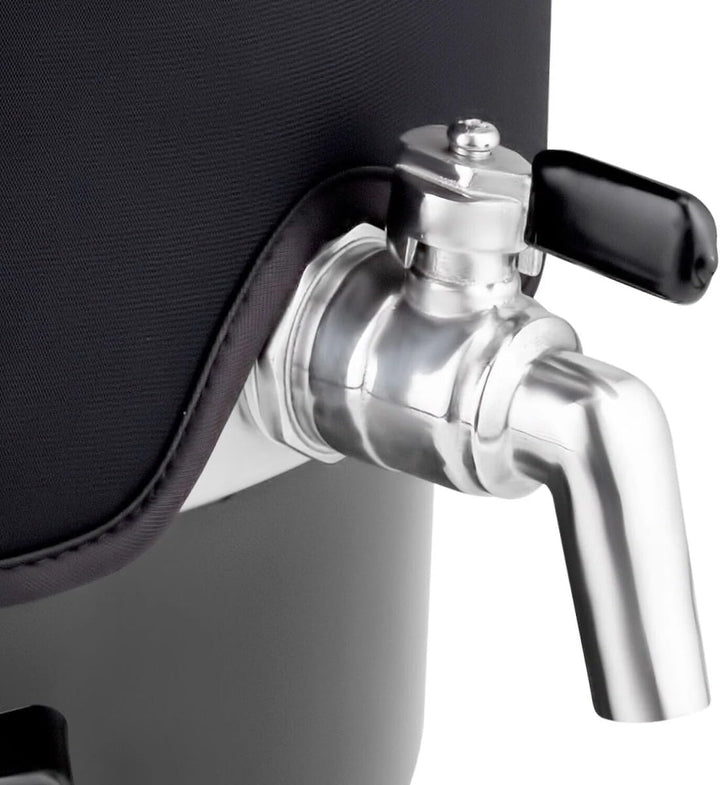 Bielmeier Thermoisolierung Wachsklärer Neopren schwarz für 29 Liter, Wärmespeicherung Energiesparen,