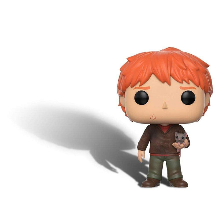 Funko Harry Potter: Ron with Scabbers, 14938, Brown, One Size