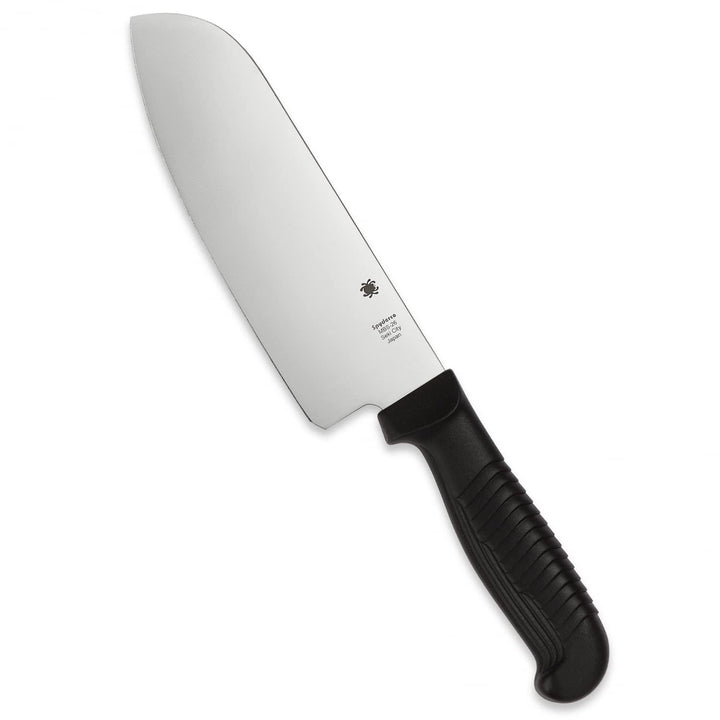 0 Spyderco - Küchenmesser - Klingenlänge: 17.14 cm - Santoku Plain Black