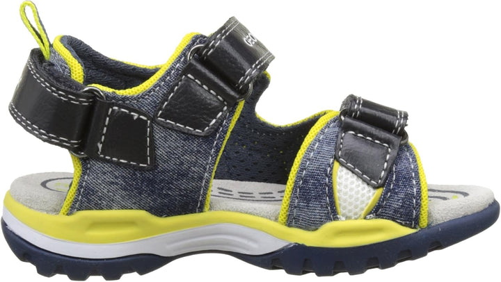 Geox Jungen J Borealis Boy D Sandalen 33 EU Blau Navy Limec0749, 33 EU Blau Navy Limec0749
