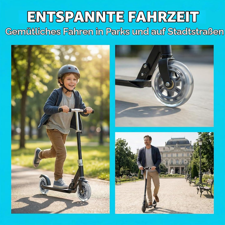 Ideal Swan 100mm Stunt Scooter Rollen, 2 Stück Stunt Scooter Räder Ersatzräder mit ABEC-7 Kugellager