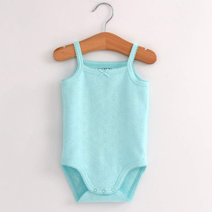 ärmelloses Tanktop, Body, für Babys, Mädchen, aus Baumwolle, 3er-Pack Strampler 0-3 Monate 4er-Pack