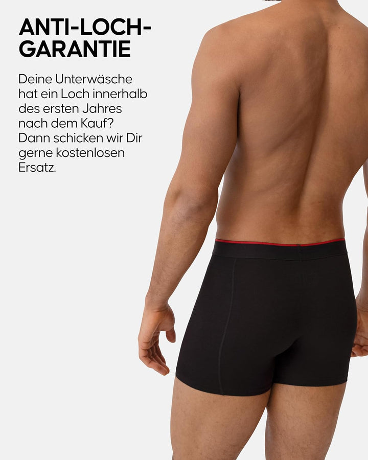 DANISH ENDURANCE Bambus Boxershorts Herren, Superweiche Unterhosen Männer, Bequem, Atmungsaktiv &amp; Et