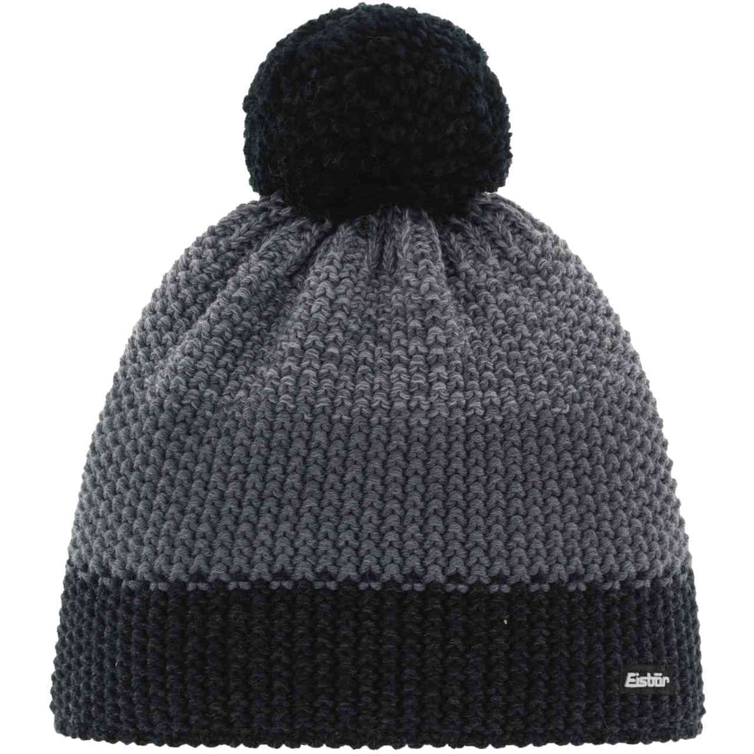 Eisbär Star Pompon MÜ schwarzmel-anthrazit-graumel