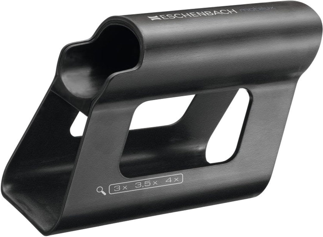 Eschenbach 15114 Optik Lupe Handlupe mit LED-Beleuchtung mobiluxLED Vergrösserng: 4X Linsengrösse: 7