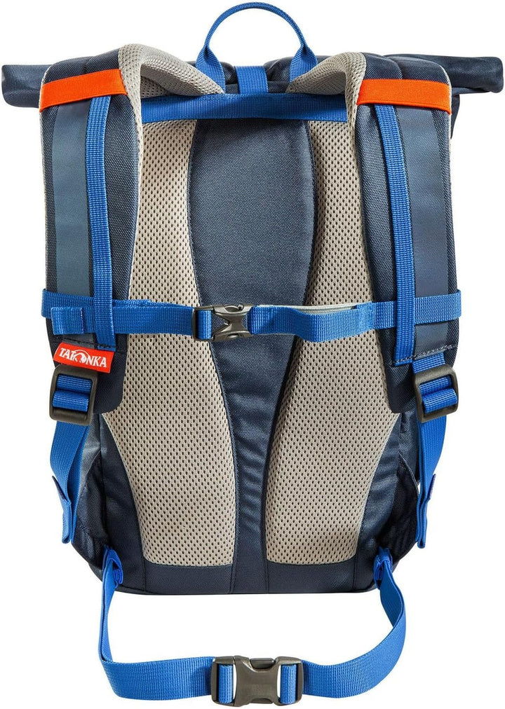 Tatonka Unisex Kinder Rolltop Pack Jr 14 Rucksack (1er Pack) 14 Liter Navy, 14 Liter Navy