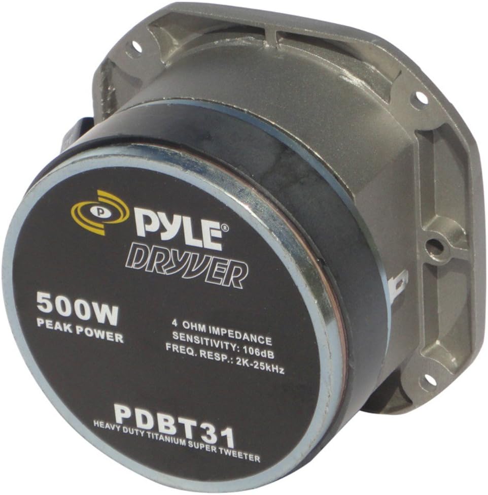 DRIVER TWEETER PYLE PDBT31 PDBT 31 VON 250 WATT RMS UND 500 WATT MAX X GEBRAUCHT SPL IN AUTOMOBIL MI