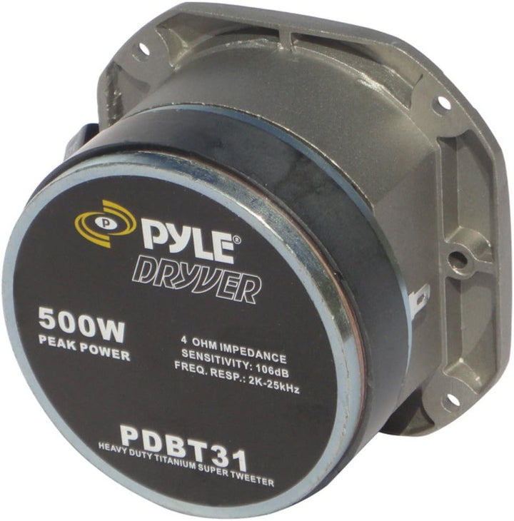 DRIVER TWEETER PYLE PDBT31 PDBT 31 VON 250 WATT RMS UND 500 WATT MAX X GEBRAUCHT SPL IN AUTOMOBIL MI
