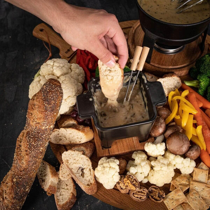 Boska Tapasfondue Nero L - 600 ml - geeignet für Käsefondue