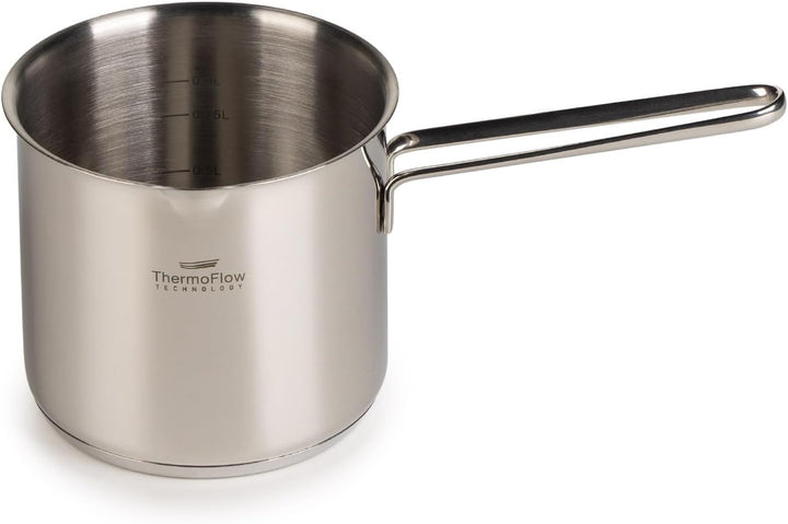 ROSMARINO Edelstahl-Induktions-Mokka-Kanne 1225 ml - model - 2025 - Moderne Türkische Cezve-Kaffeeka