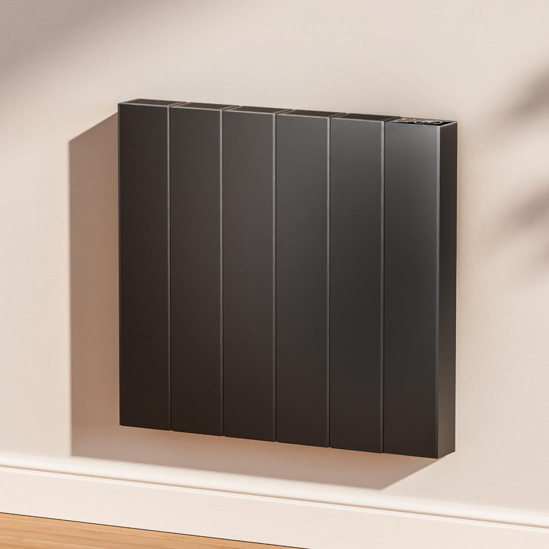 EMKE Konvektor-Heizung Elektroheizung Energiesparend Standgerät oder Wandmontag Anthrazit Elektrohei