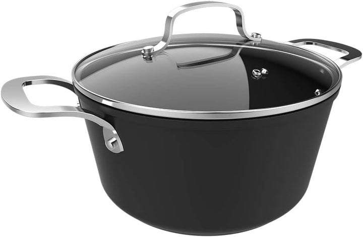 Cecotec Polka Fantasy 24 Topf Silver Durchmesser 24 cm, Fassungsvermögen 4,4 l, geschmiedetes Alumin