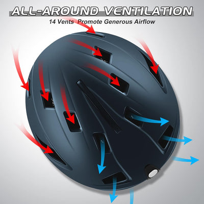 Odoland Erwachsene Skihelm Skihelm mit Visier, Leichter Race-Helm mit Helmvisier für Männer und Frau