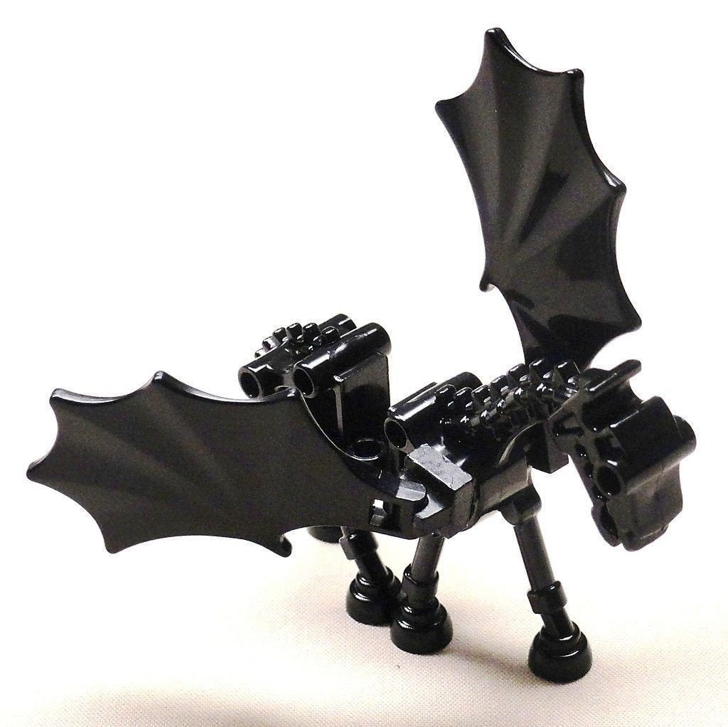 LEGO Black Thestral Skeletal Horse with Wings by LEGO