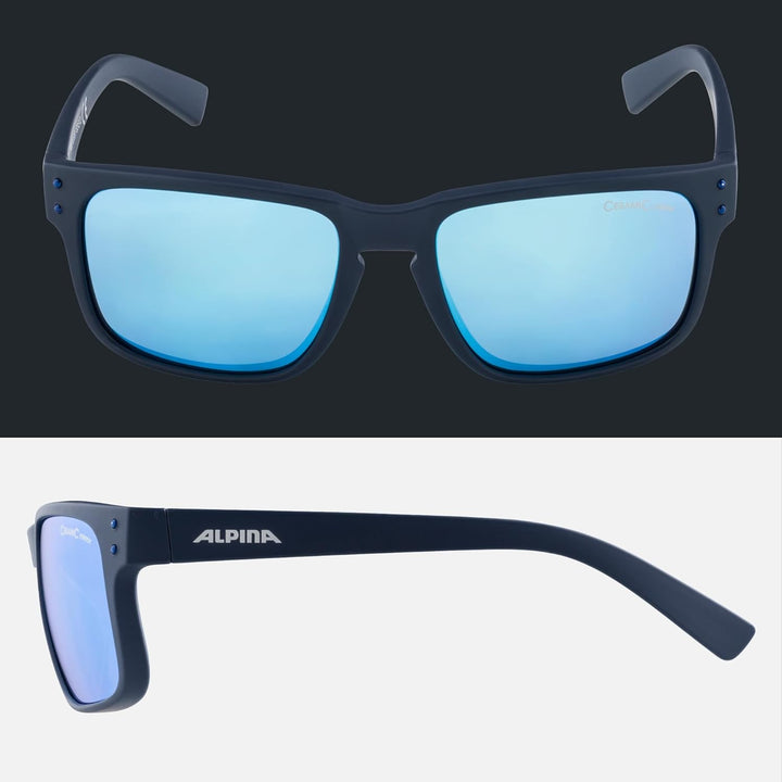 ALPINA KOSMIC - Verspiegelte und Bruchsichere Sonnenbrille Mit 100% UV-Schutz Für Erwachsene Einheit