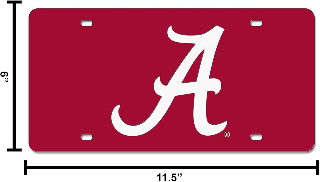 NCAA lasergeschnittenes Kennzeichen Alabama Crimson Tide, Alabama Crimson Tide