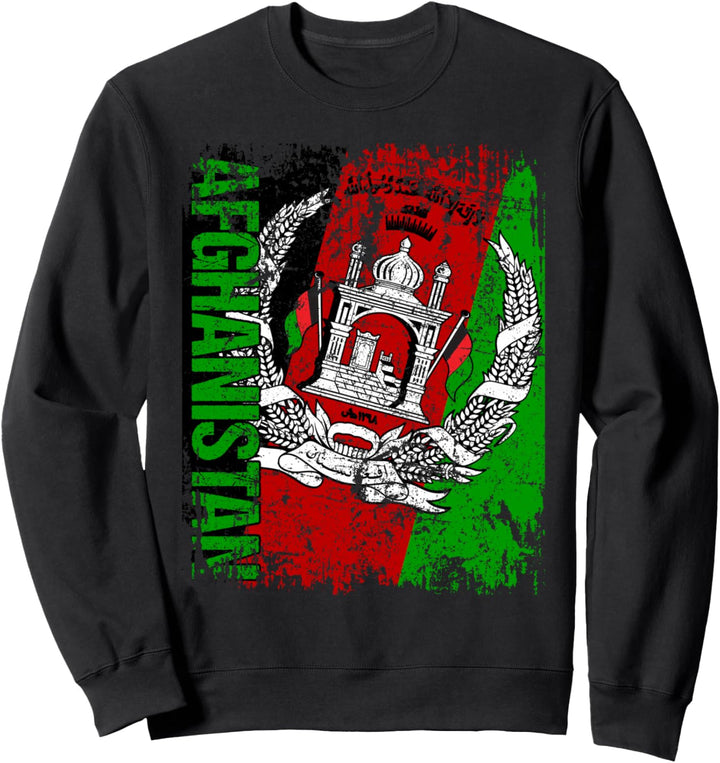 AFGHANISTAN Flagge | Damen Herren Kinder AFGHANI Sweatshirt