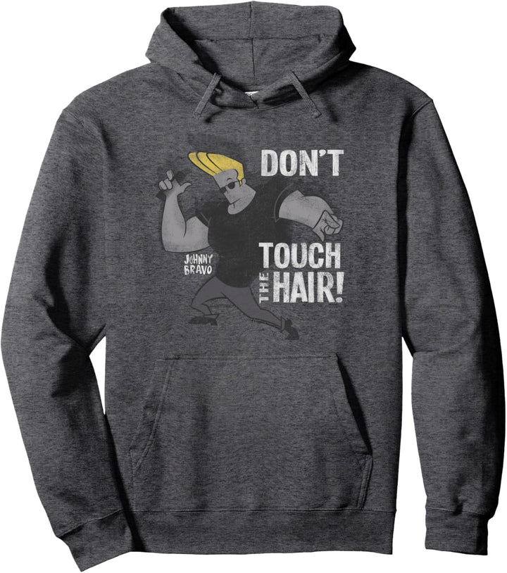 Johnny Bravo Don't Touch the Hair Pullover Hoodie