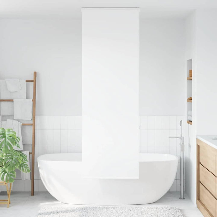 vidaXL Duschrollo mit Kassette 70x240 cm Stoffbreite 66 cm, Duschvorhang, Badewannenvorhang, Seitenz