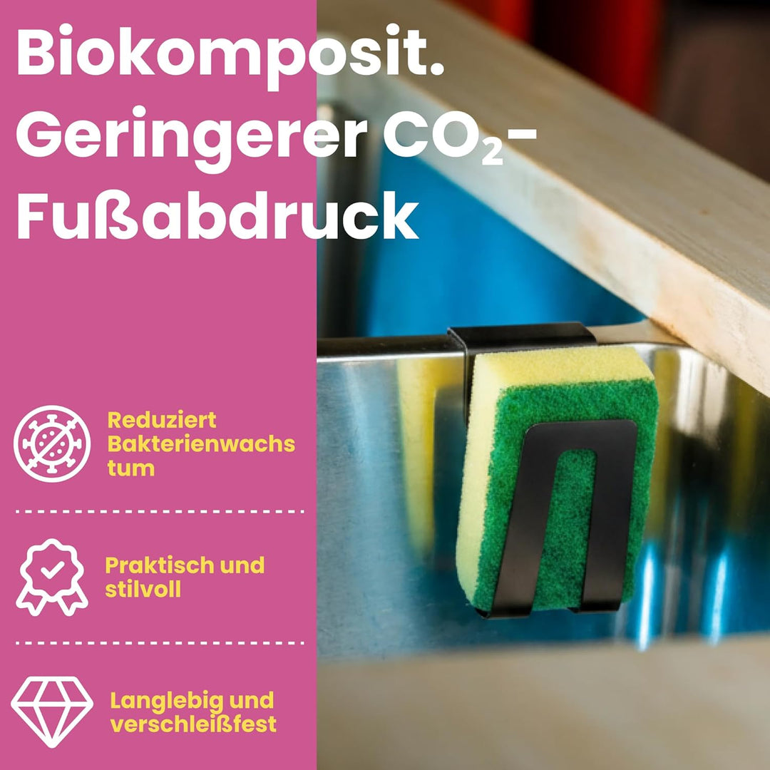Happy Sinks Magnetischer Geschirrtuchhalter für Küchenspüle – Geschirrtuchaufhänger mit starker magn