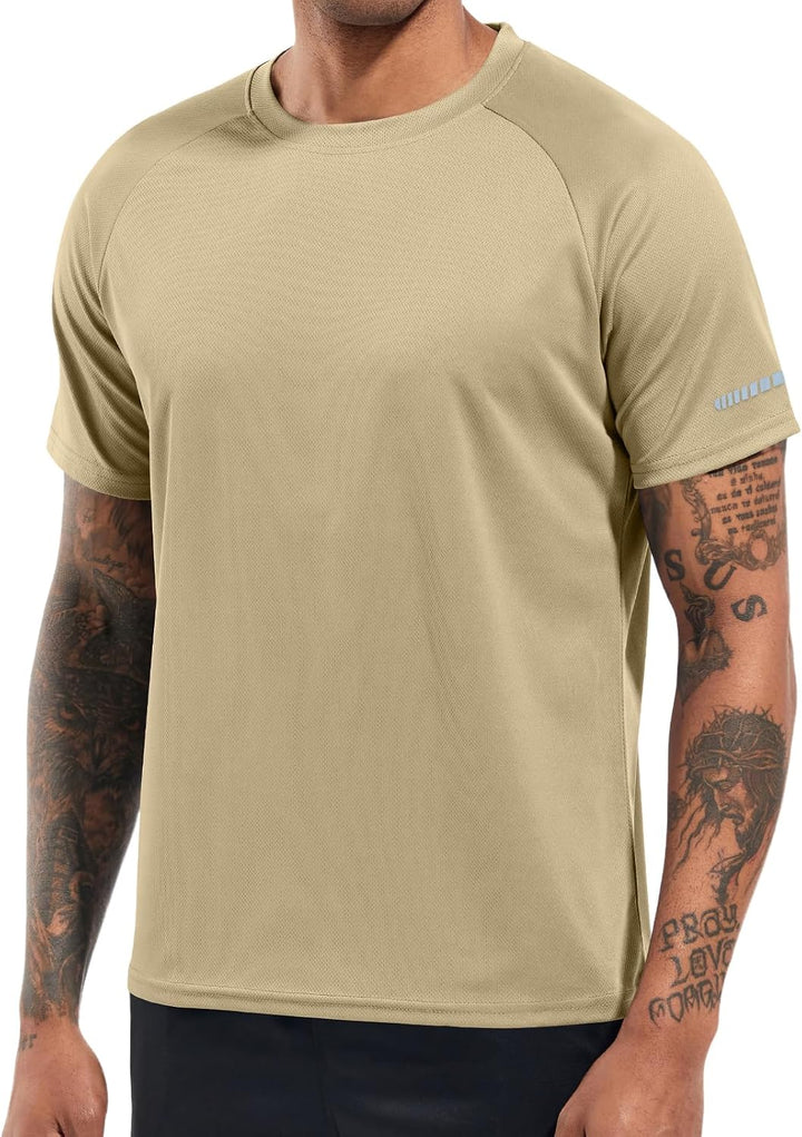 Herren Activewear T-Shirts 1/3/4/5/6er Pack | Slim Fit Sport Shirts | Atmungsaktiv, Schnelltrocknend