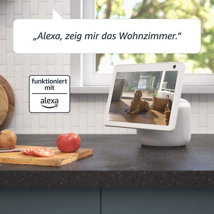 Blink Mini Pan-Tilt Camera | Bewegliche Plug-in-Überwachungskamera für den Innenbereich, Zwei-Wege-A