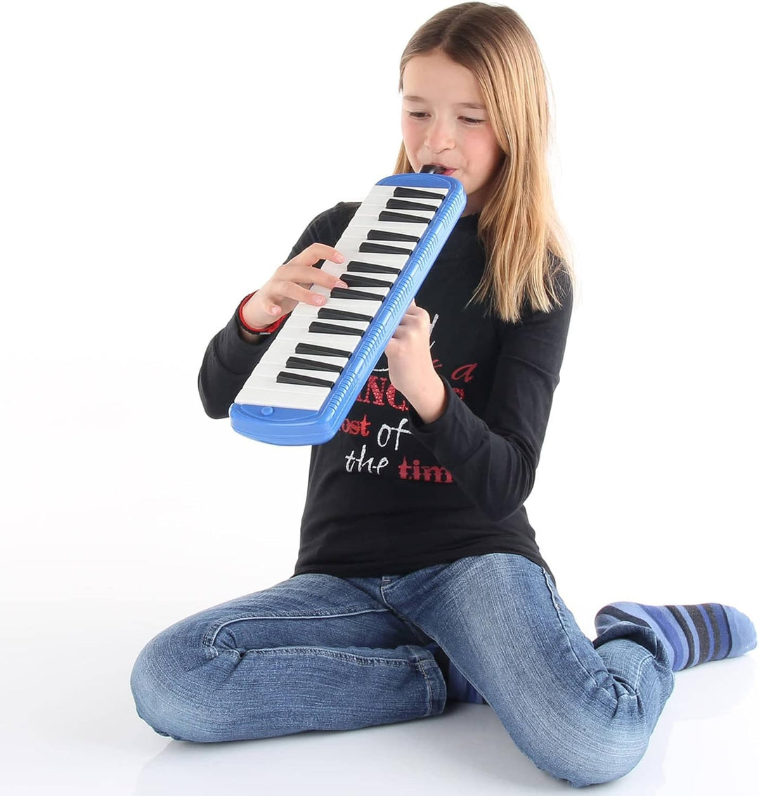Classic Cantabile 32 Tasten Melodica mit Tasche (inkl. Anblasschlauch und Mundstücke)