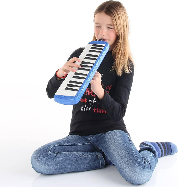 Classic Cantabile 32 Tasten Melodica mit Tasche (inkl. Anblasschlauch und Mundstücke)