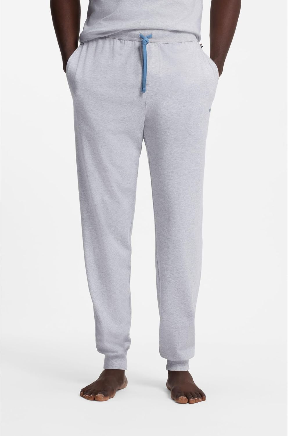 BOSS Herren Sestart Jogginghose aus Baumwoll-Terry mit Logo-Aufnäher S Light/Pastel Grey 053, S Ligh