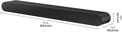 Samsung HW-S56B 3.0-Kanal S-Soundbar (Deutsches Modell), kabelloses Dolby Atmos 5.0 / DTS Virtual:X,